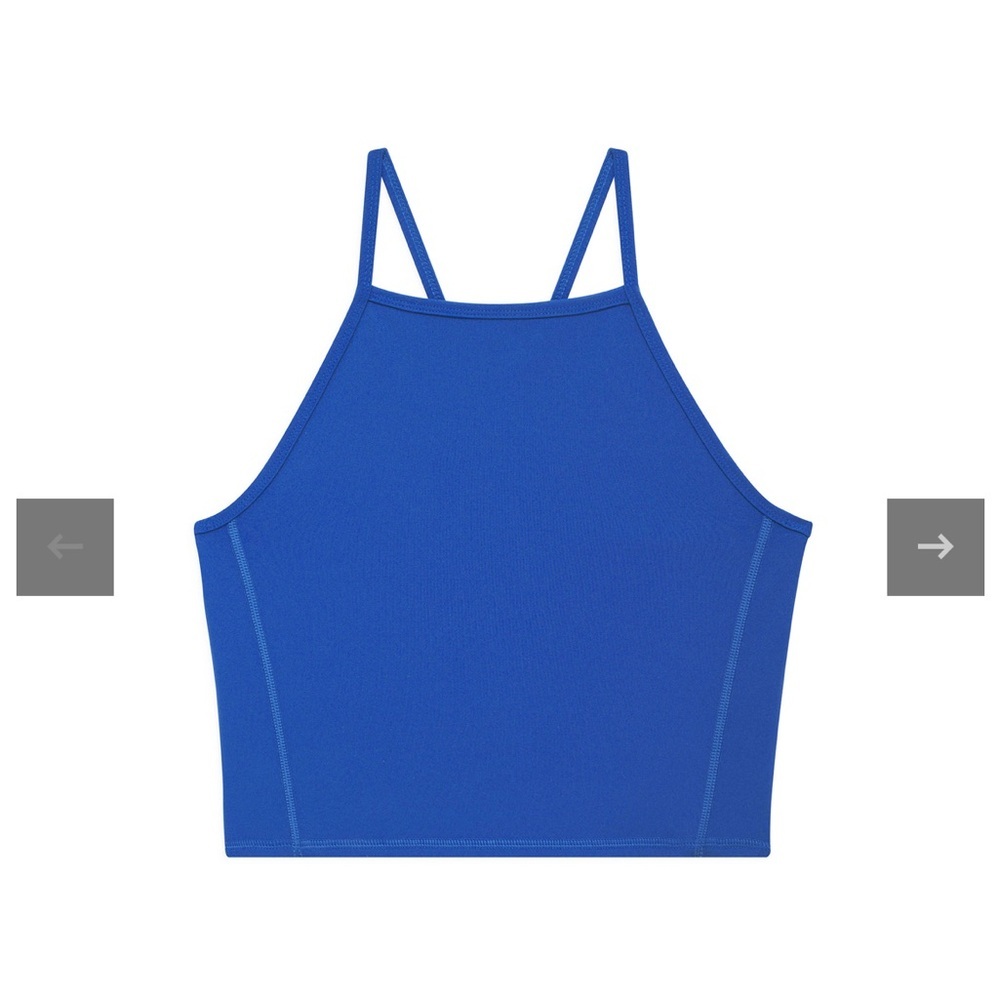 NWT Anine Bing sport Cai Tank blue size XL - Picture 2 of 8